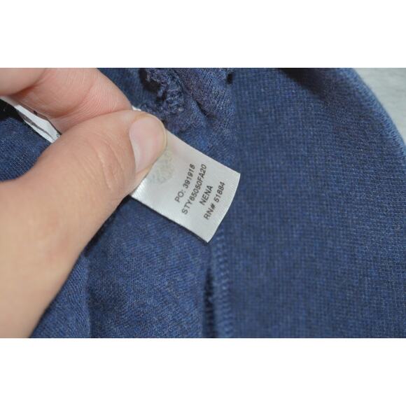 Patagonia Kids Quilted Snap-T Pullover Organic Cotton Blue Red Size M - Picture 6 of 6